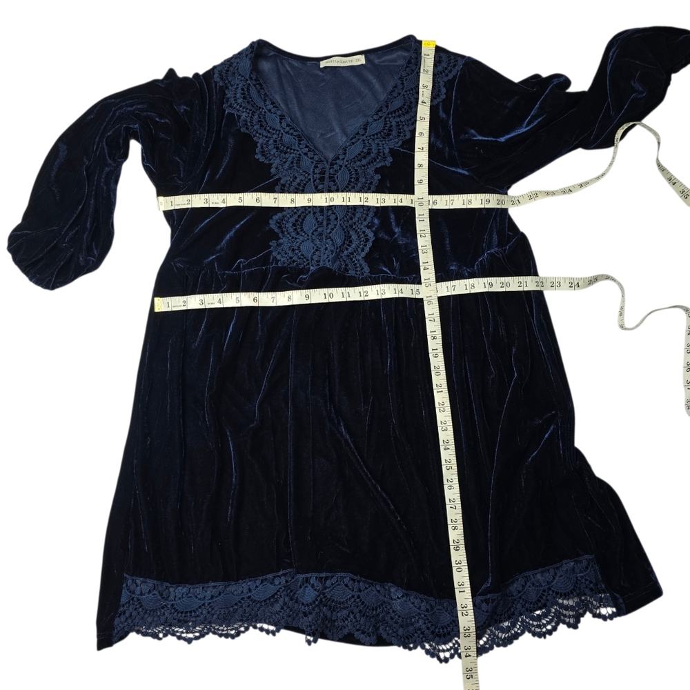 Rustydustty Velvet Mini Dress - Picture 3 of 5